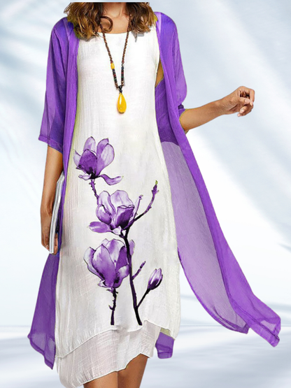 Signe™ - Patterned Two-Piece Dress