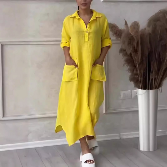 Siri™ - Long dress with pockets