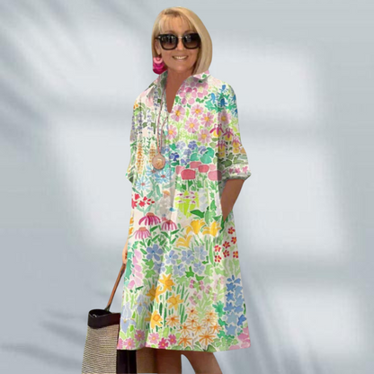 Chloe™ – Elegant Floral Dress