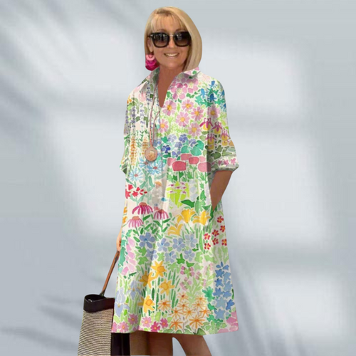 Chloe™ – Elegant Floral Dress