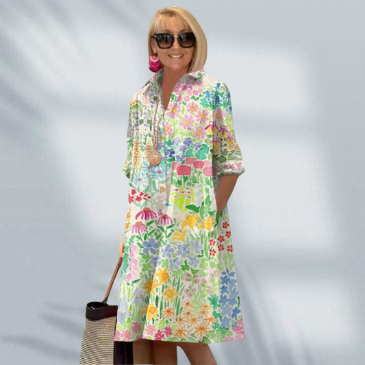 Chloe™ – Elegant Floral Dress