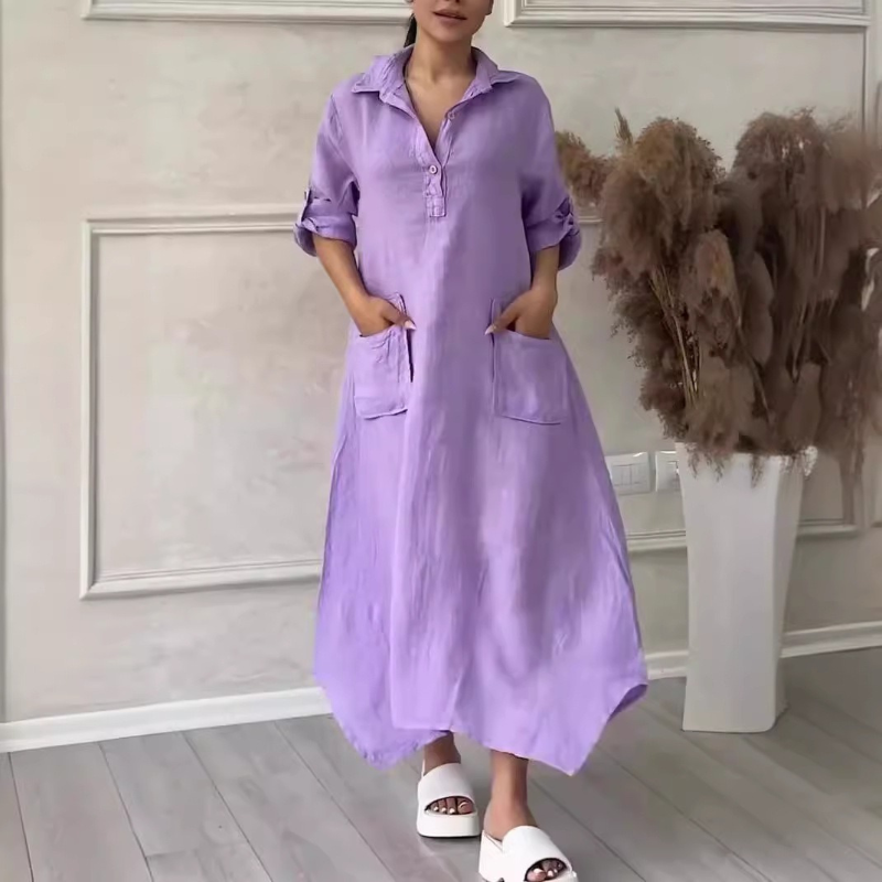 Siri™ - Long dress with pockets