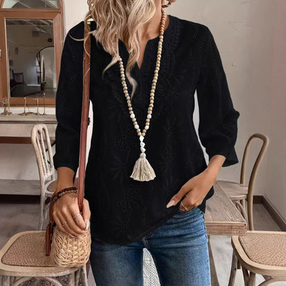 Gabrielle™- Chiffon Lace Top