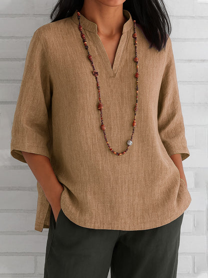 Harmony™- Casual Linen Blouse