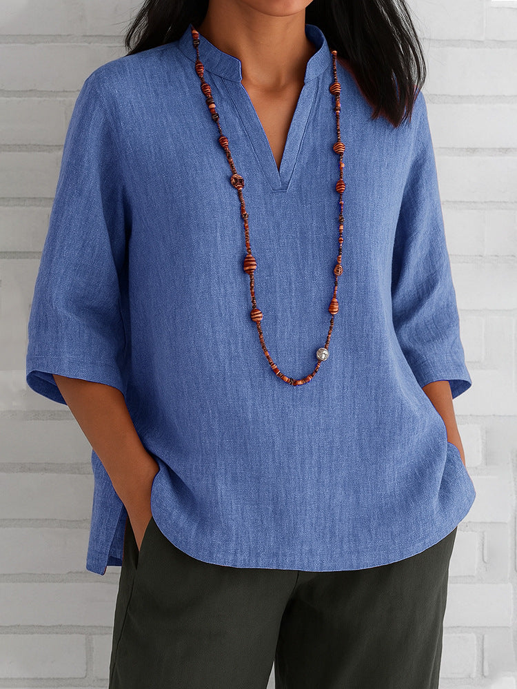 Harmony™- Casual Linen Blouse