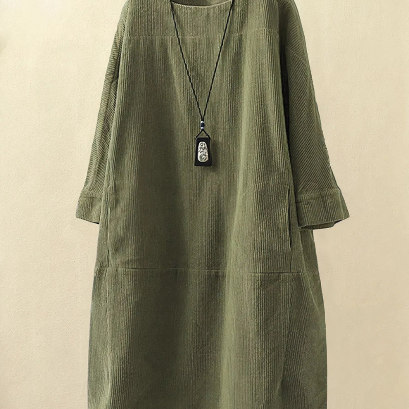 Grachelle™ - Vintage Corduroy Dress