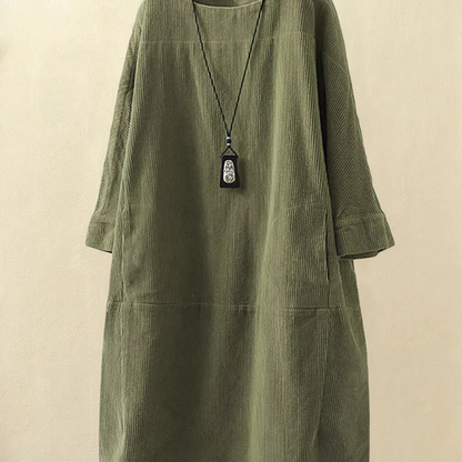 Grachelle™ - Vintage Corduroy Dress