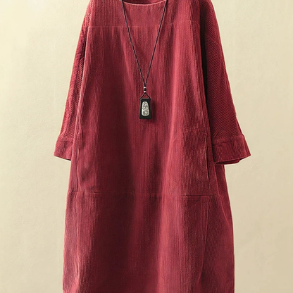 Grachelle™ - Vintage Corduroy Dress