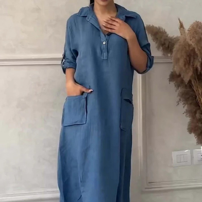 Siri™ - Long dress with pockets