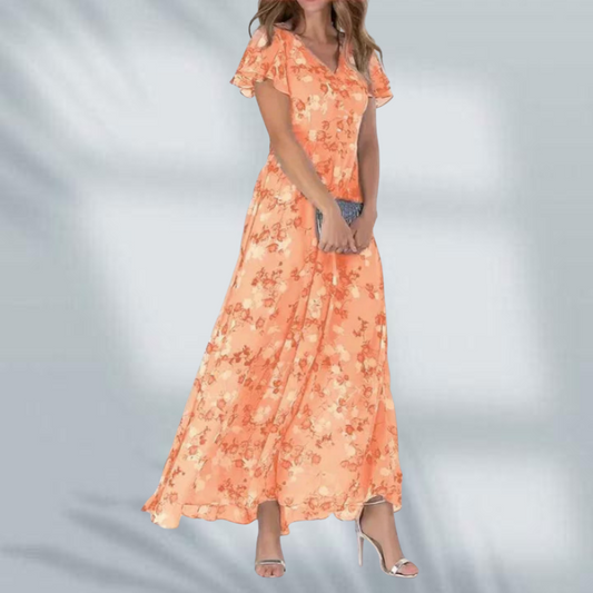 Jayga™ – Women's V-neck maxi dress