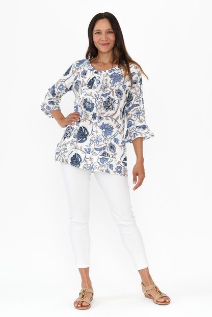 Masie™- Cotton Sleeved Top