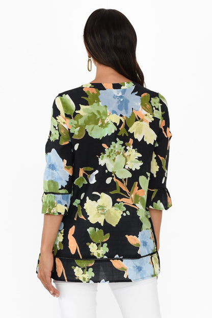 Klea™- Floral Cotton Top