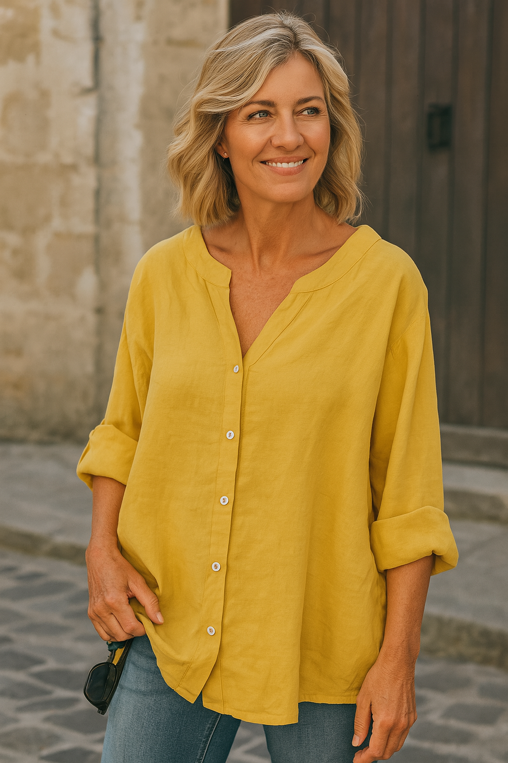 Vanessa™ - Casual Button Down Shirt