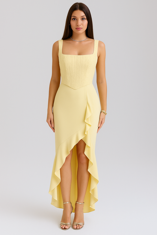 Amira™ Elegant Ruffle Dress