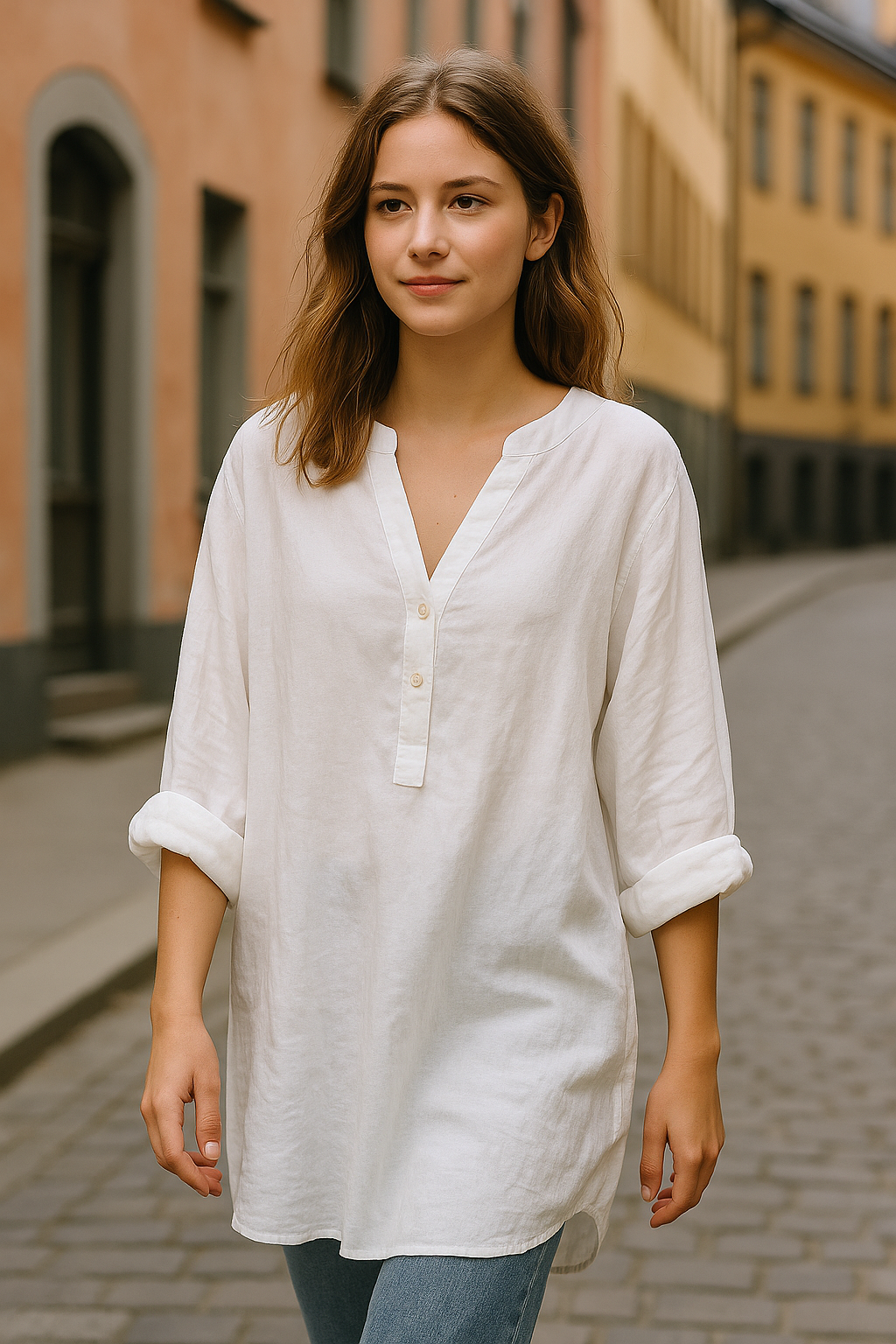 Letecia™ Linen Blouse