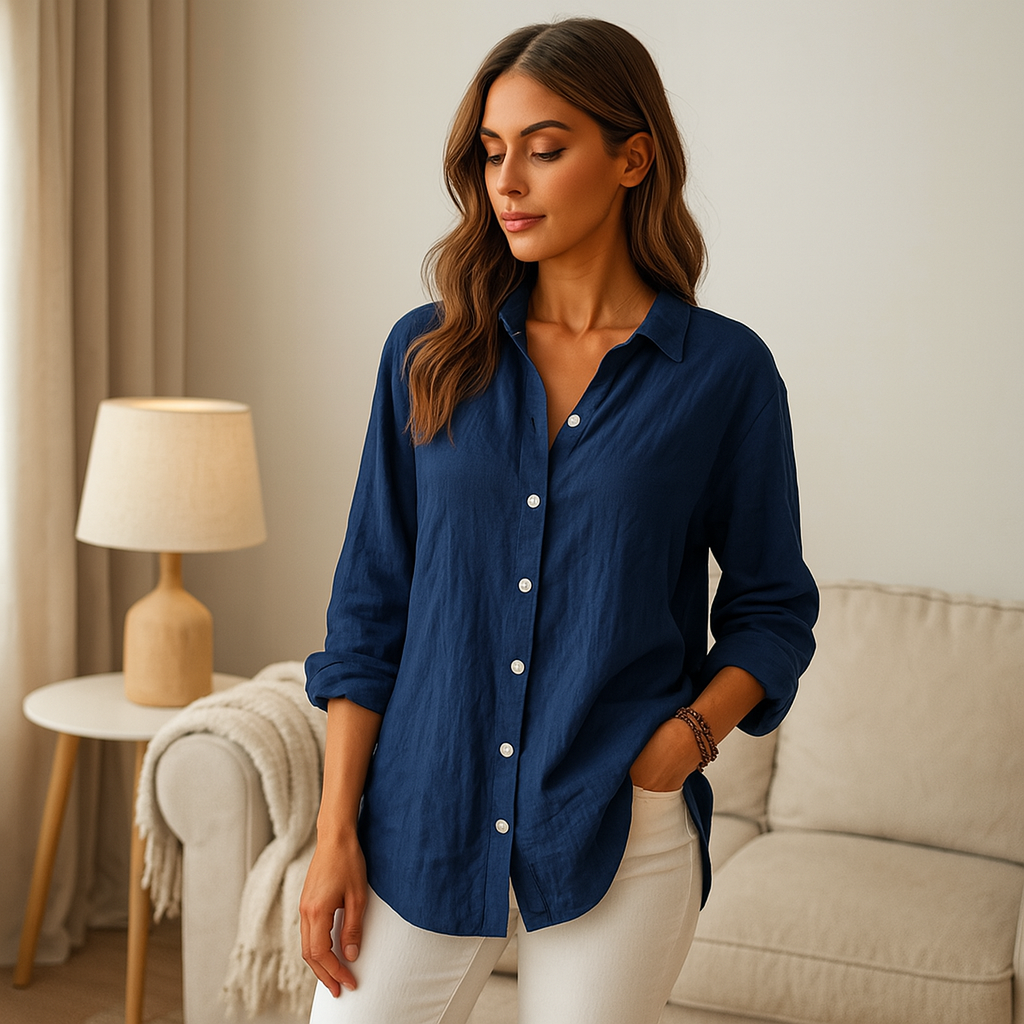 Vanessa™ - Casual Button Down Shirt