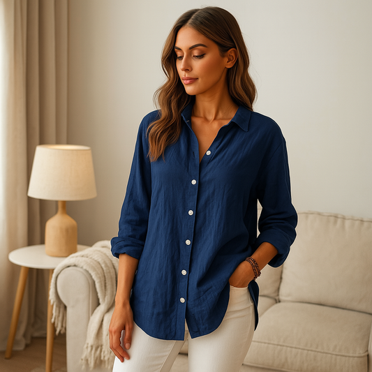 Vanessa™ - Casual Button Down Shirt