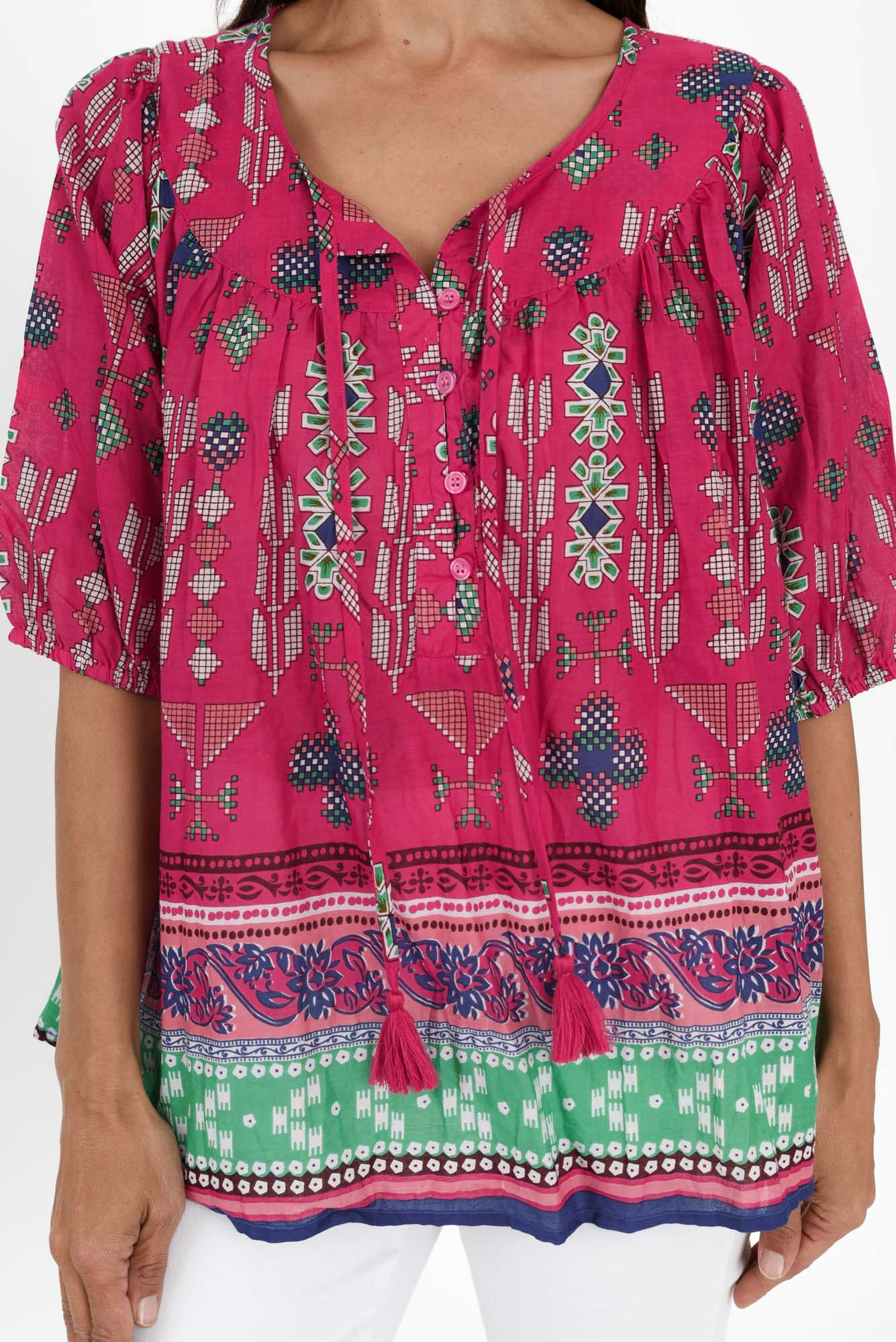 Gella™- Lightweight Mosaic Top