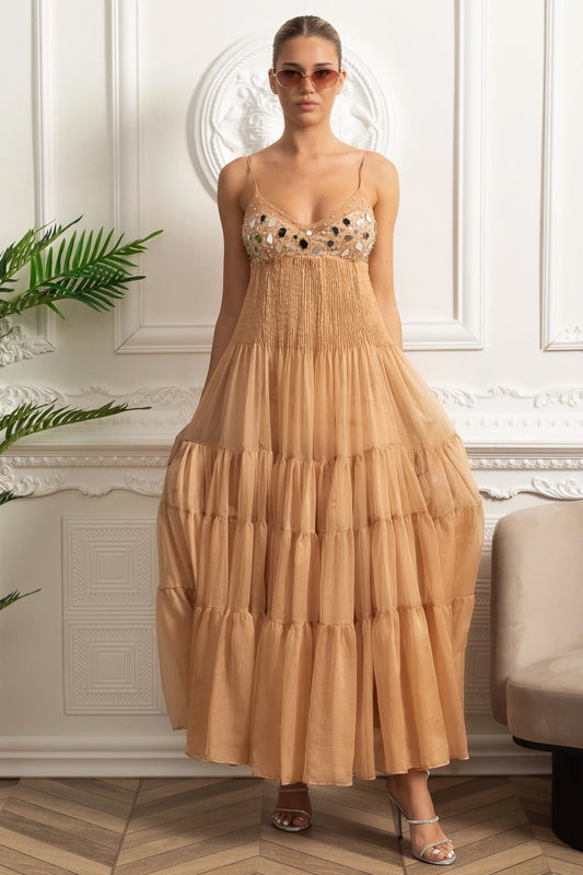 Mirabelle™ Embellished Maxi Dress