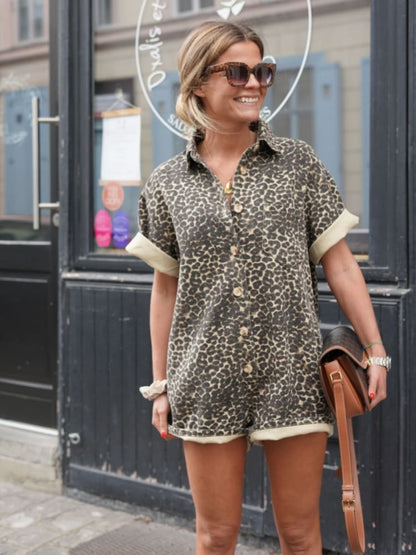 Celine™ Leopard Romper