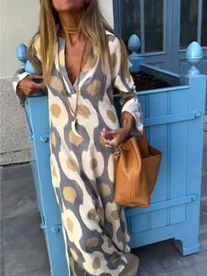 Maelis™ Printed Maxi Dress