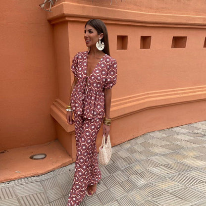 Melie™ Patterned Two-Piece Set