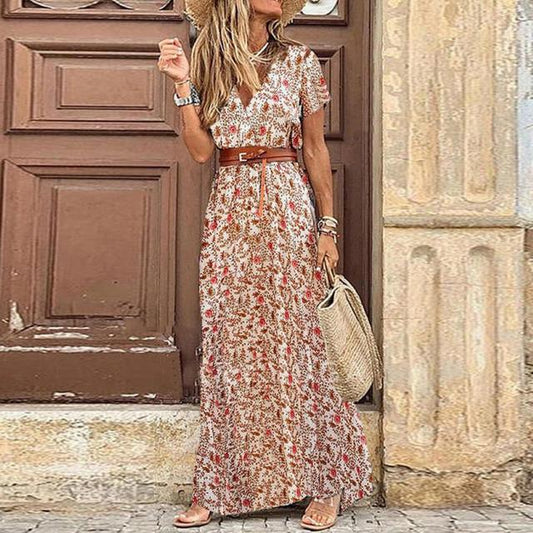 Lennon™ Bohemian Printed Maxi Dress