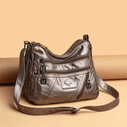 Raquel™ Multi-Zip Crossbody Bag
