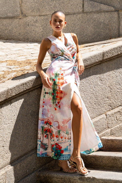 Catalina™ – Printed Wrap Dress