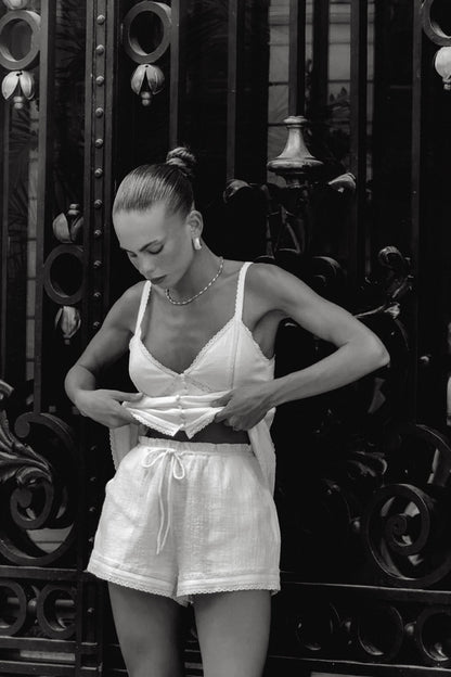 Lindy™ - Drawstring Lace Shorts