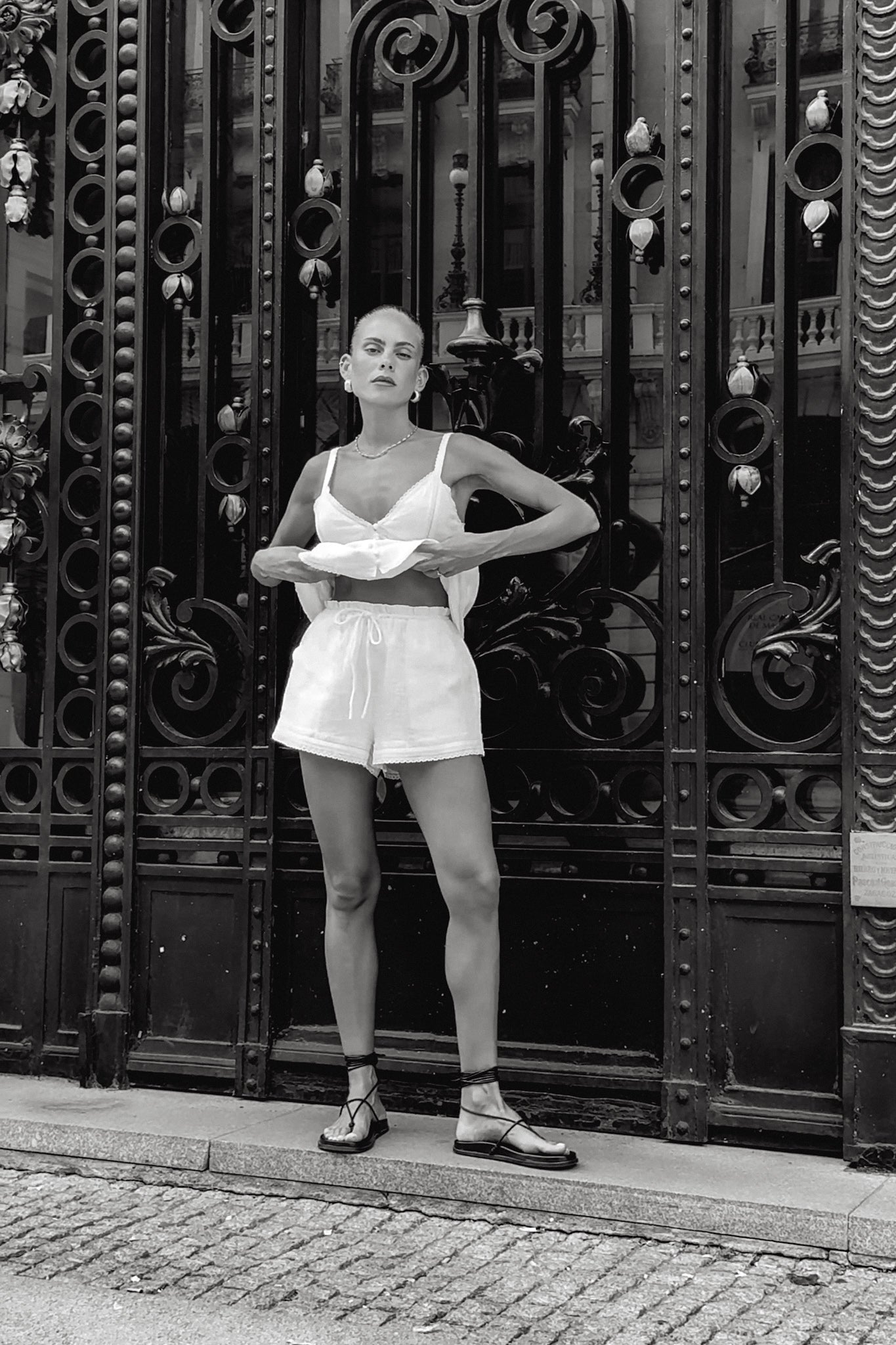 Lindy™ - Drawstring Lace Shorts