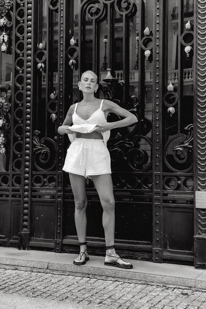 Lindy™ - Drawstring Lace Shorts