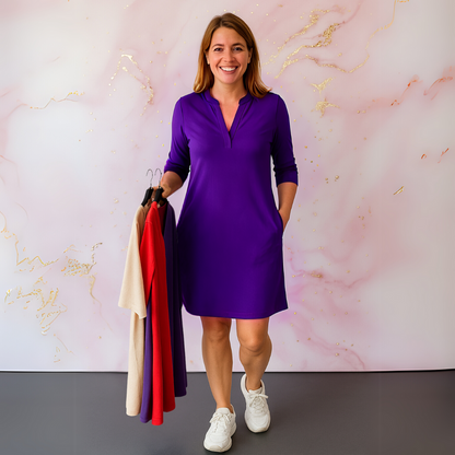 Honey™ – V-Neck Dress for Women