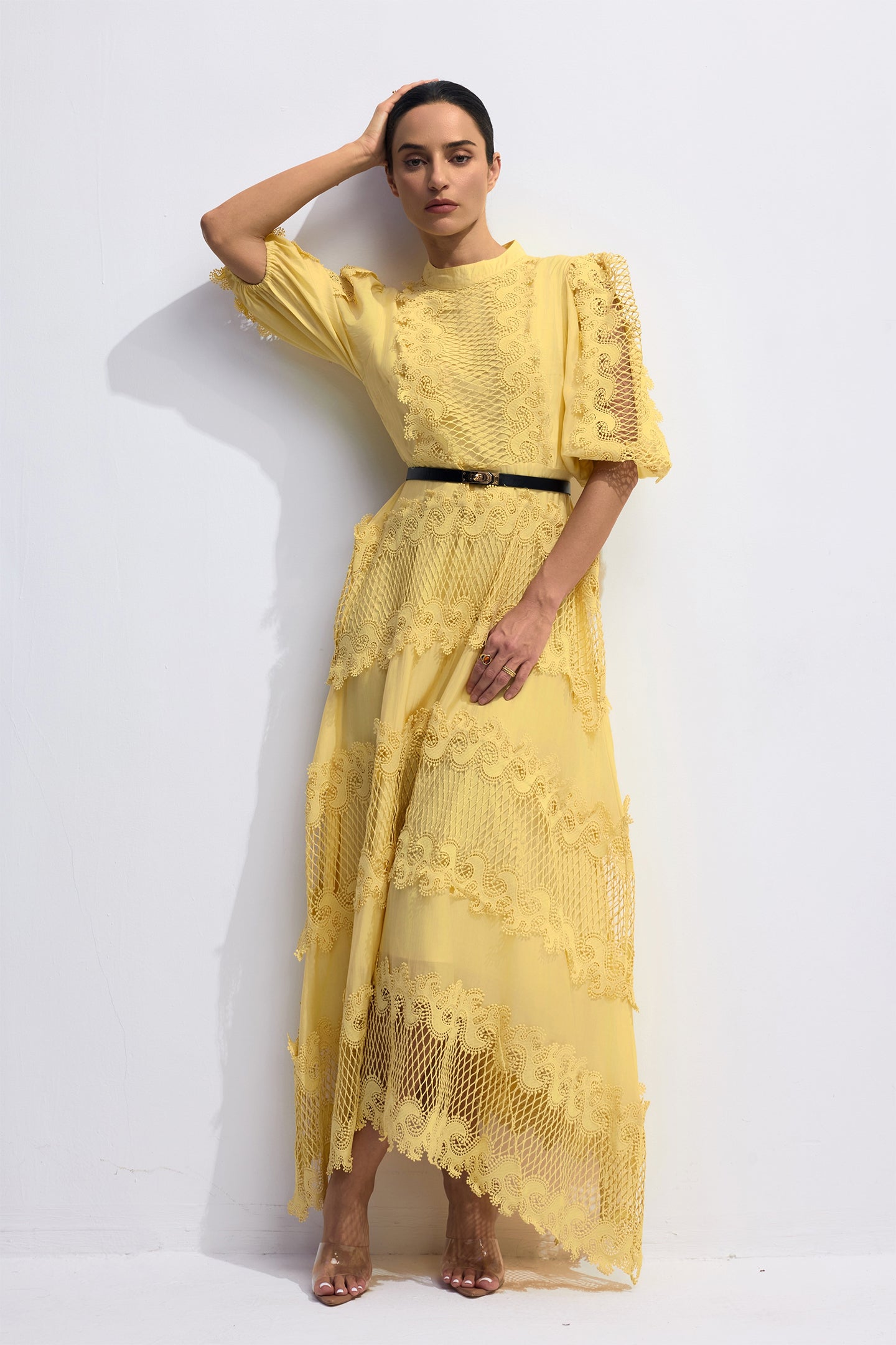 Clarisse™ Lace Midi Dress