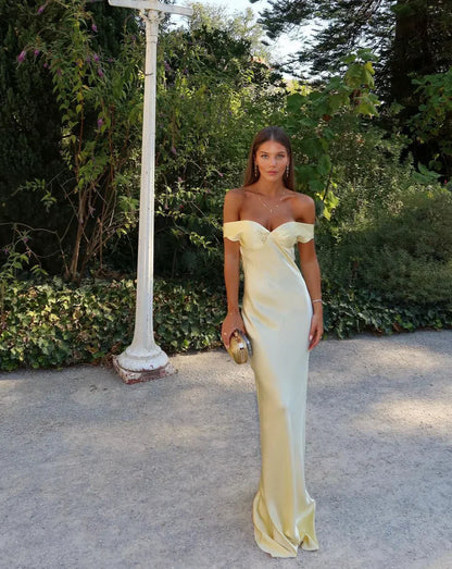 Leontine™ – Glamorous Satin Dress