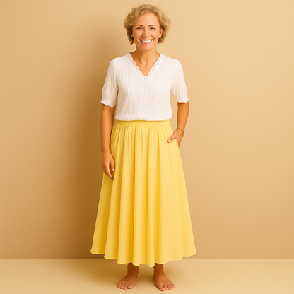 Beatriz™ - Elegant V-neck Blouse