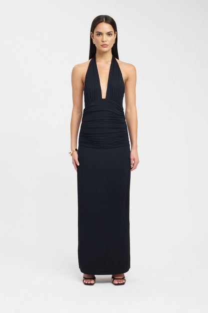 Sariah™ - Halter Neck Maxi Dress