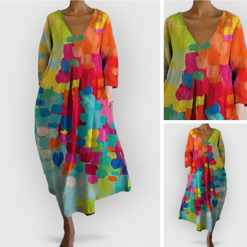 Hanna™ –Colorful Casual Dress