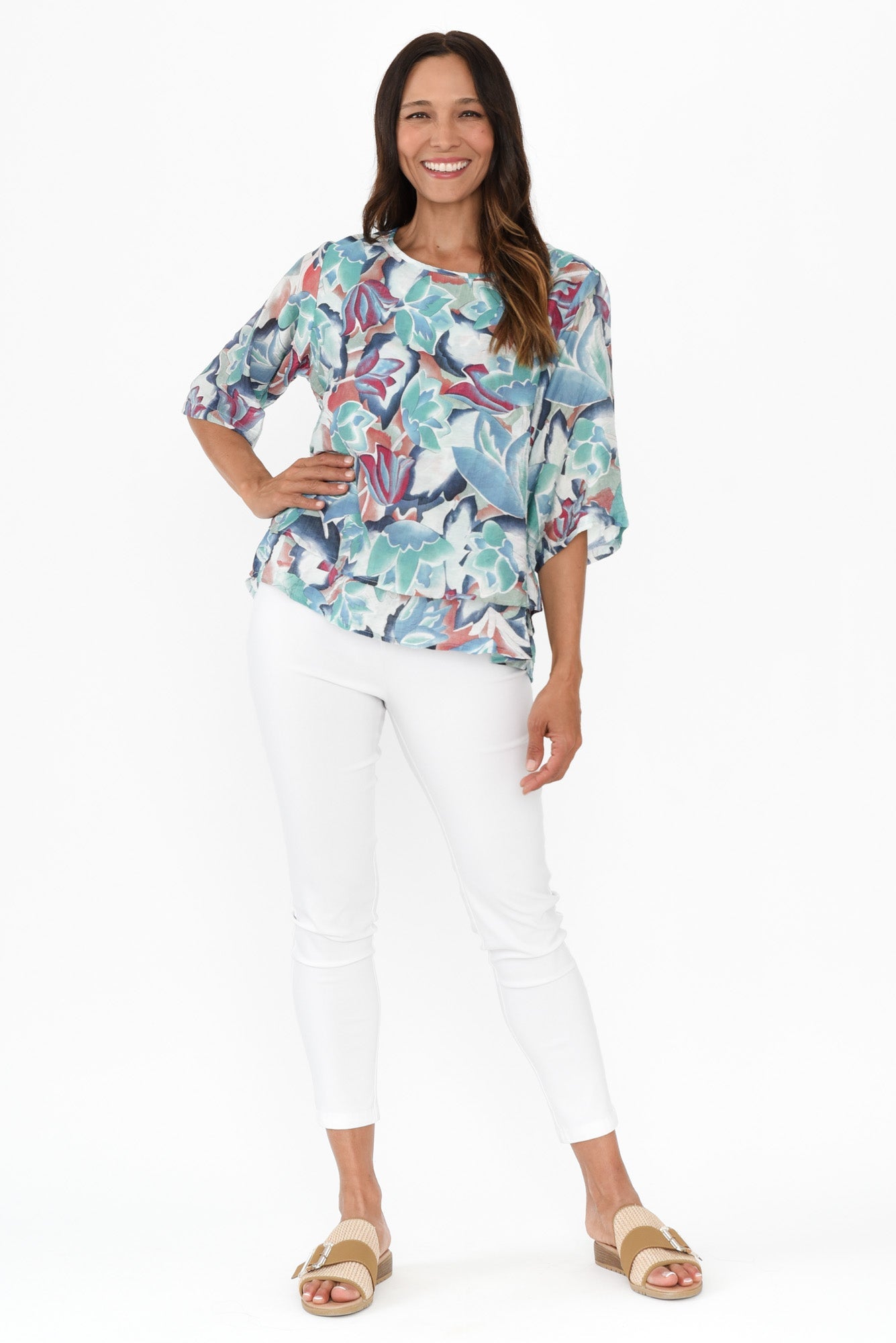 Erine™ - Floral Print Top