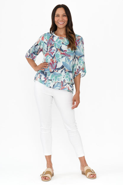 Erine™ - Floral Print Top