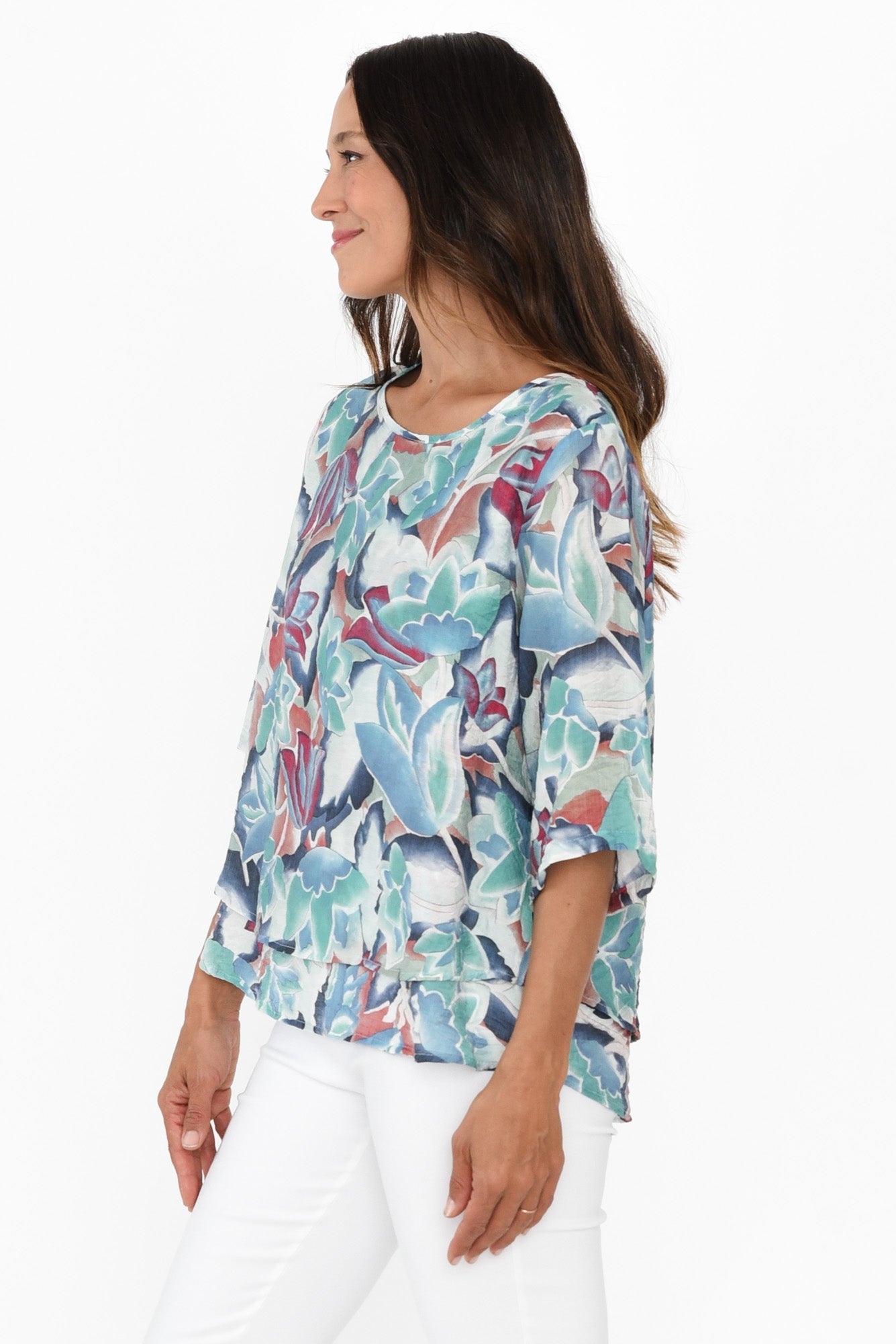 Erine™ - Floral Print Top