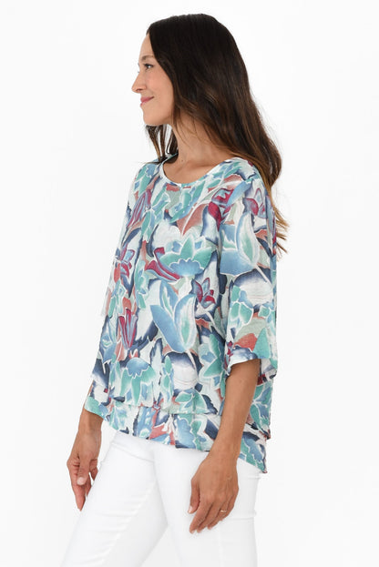 Erine™ - Floral Print Top