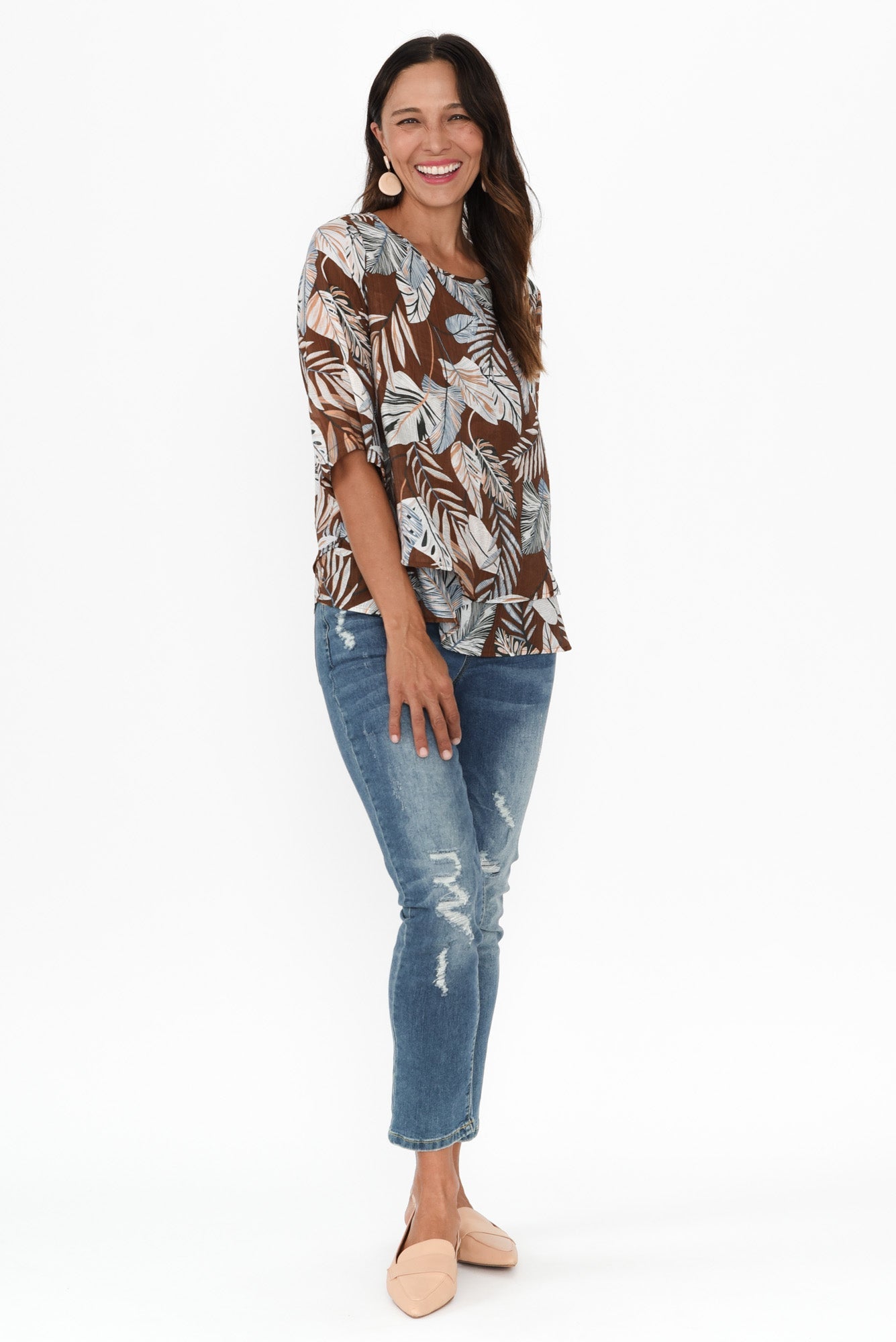 Laira™ - Leaf Layered Top