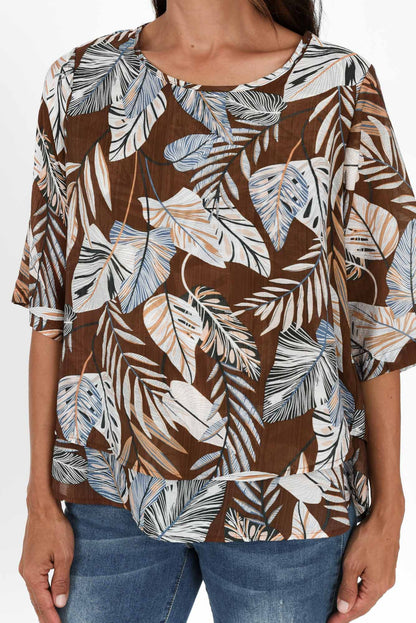 Laira™ - Leaf Layered Top