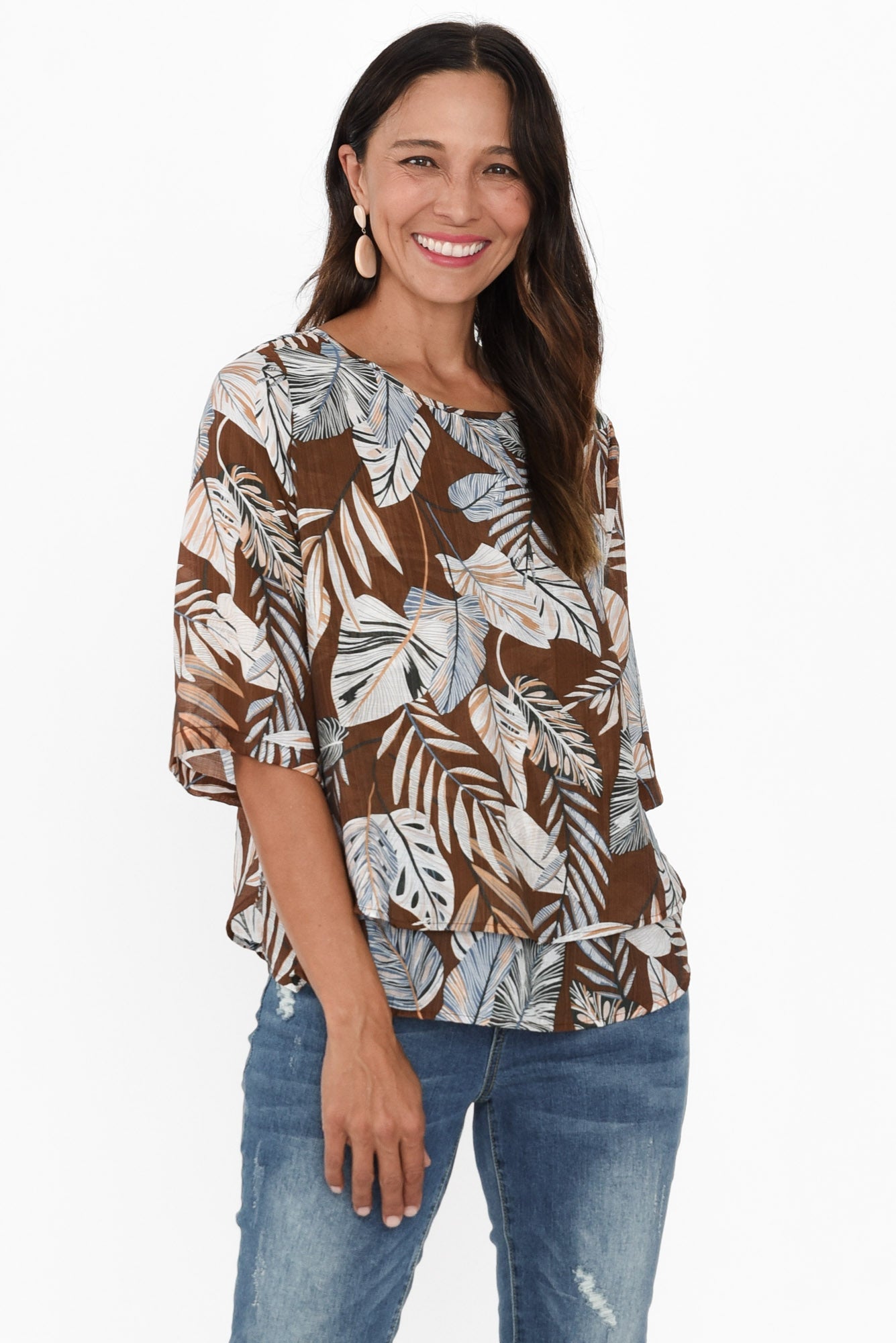 Laira™ - Leaf Layered Top