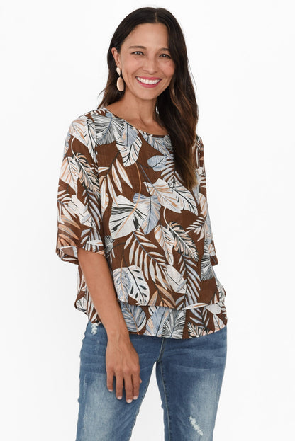 Laira™ - Leaf Layered Top