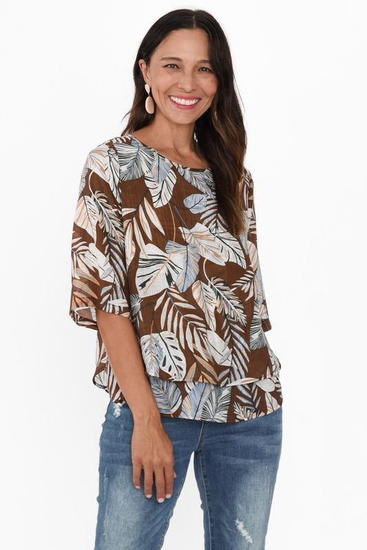 Laira™ - Leaf Layered Top