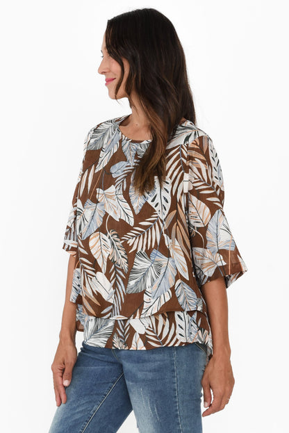 Laira™ - Leaf Layered Top