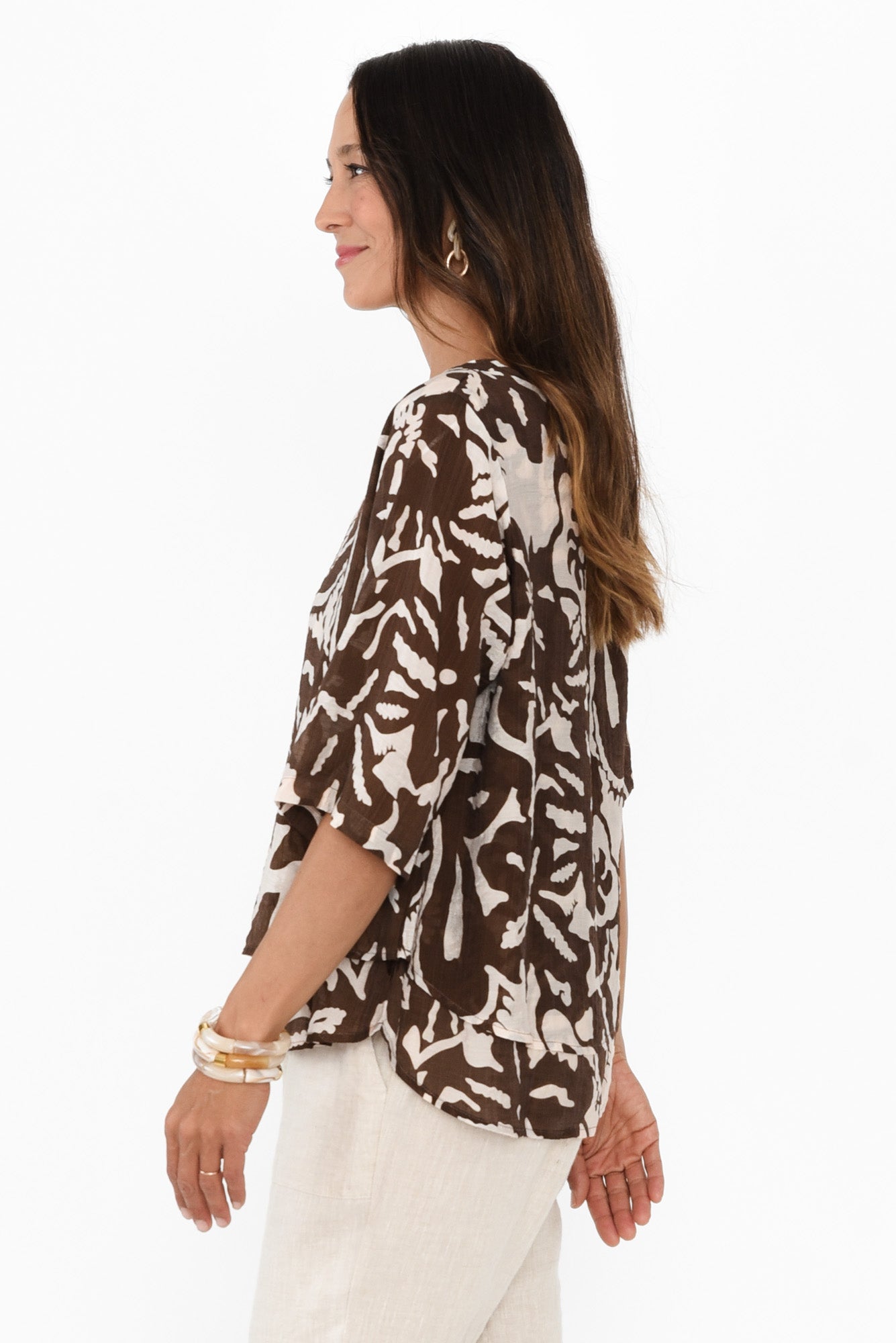 Laiza™ - Tropical Print Top