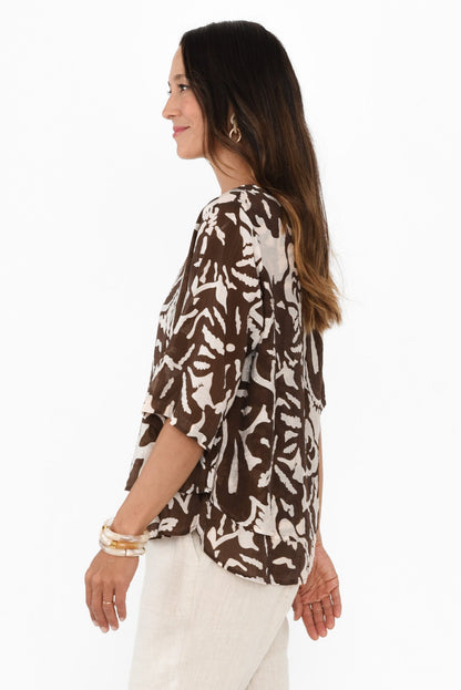 Laiza™ - Tropical Print Top